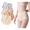 Panties Grade Natural Cotton Seamless Organic Beautiful Covers Deep Suitable for Sensitive Plus Sizes Set [Mmlnrc] Women's 5-Pack Deep-Down [5A