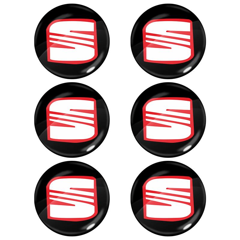 Наклейки на замочную скважину автомобильного замка Защита дверного замка Автомобильные 3D наклейки для Seat Leon st FR CUPRA Leon MK3 MK2 mk1 хэтчбек 5f Ibiza 3 6J 6L FR Ateca Arona