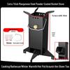 extra-thick manganese steel rocket stove with handle & gloves