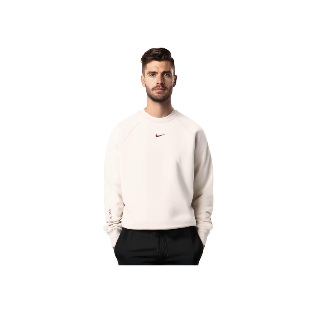 Nike X Drake Nocta Коллаборационный свитшот с логотипом и надписью реглан с длинным рукавом мужской FN8160-104