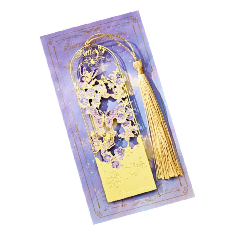with Tassel Metal Hollow Bookmark Exquisite Reading Stationery  Book Lovers