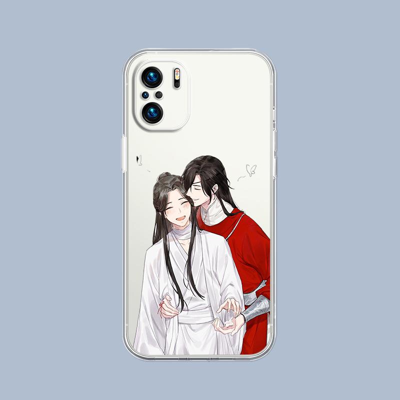 Чехол для телефона 'Благословение Небесных Чиновников' для Xiaomi Redmi Note 15 14 5G 13 12 10 11 Pro Plus 4G 14C 13C 12C Мягкий Прозрачный Защитный Чехол Подарок