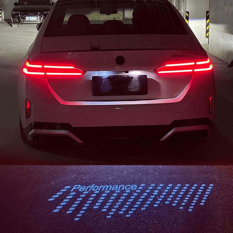 BMW License Plate Projection Lights: Compatible with 1, 3, 4, 5 Series, X1, iX3, X5, M3, M4 - Welcome Atmosphere Upgrade.