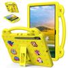 For Samsung Galaxy Tab S10 FE+ Case Kids Cartoon Patterns Hand Grip Kickstand Tablet EVA Cover