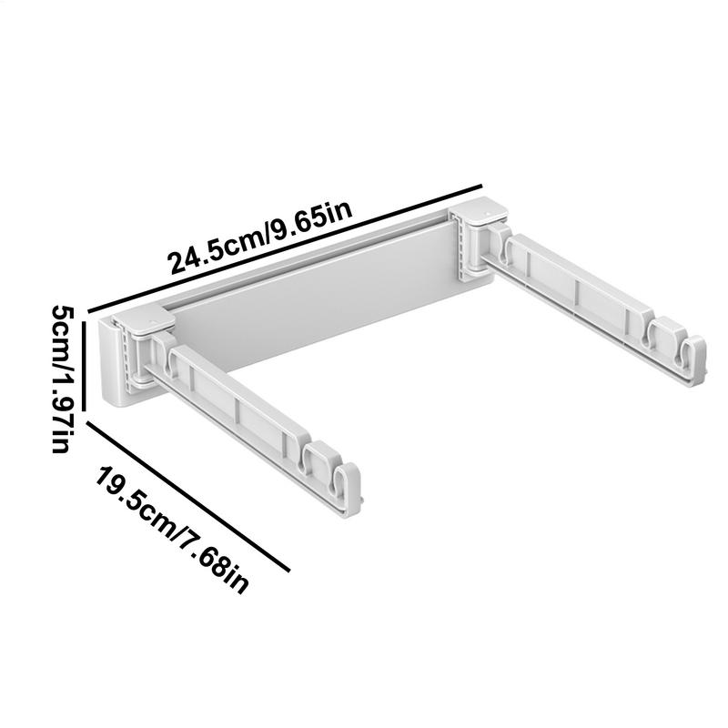 Trash Bag Holder Stand Waste Pouch Holder Wall Mounted Folding Heavy Duty Trash Bag Rack For Garage RV Bathroom Under Sink Door