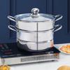 Debo 26cm Double-Layer Stainless Steel Steamer Pot