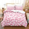 4pcs Bowknot Bedding Sets Skin Friendly Soft Bedsheets And Duvet Covers Comfortable And Lovely Suitable For All Ages