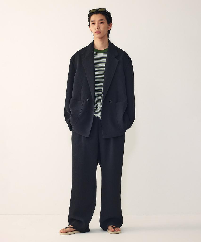 Studio Tomboy [Men] Wrinkle Out-Pocket Jacket_Black 9156212559