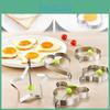 Thickened Stainless Steel Egg Mold Heart Star Shapes Ideal For Baking And Frying