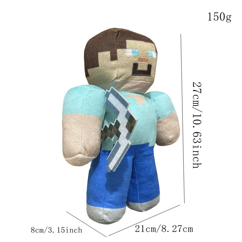 Плюшевые игрушки Minecraft: Стоящие куклы Стив, Крипер, Зомби для игровых автоматов [В наличии, Быстрая доставка]