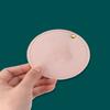 360 Degree Rotation Round Beauty Mirror Round Folding Pocket Mirror Leather Rotating Mirror  Gift