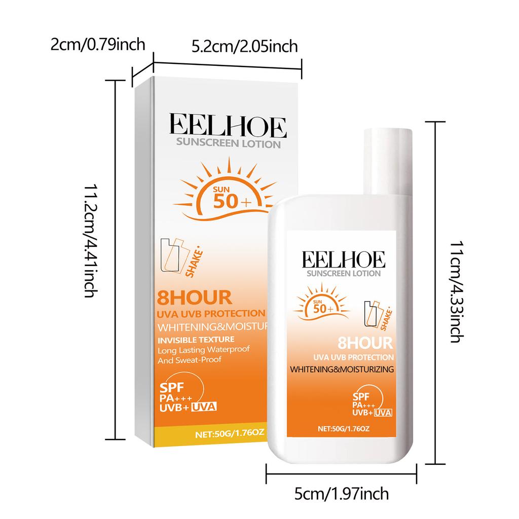 EELHOE Солнцезащитный крем для кожи, защитный крем для лица от солнца SPF 50/SPF 90, солнцезащитный крем для лица и тела, отбеливающий солнцезащитный крем