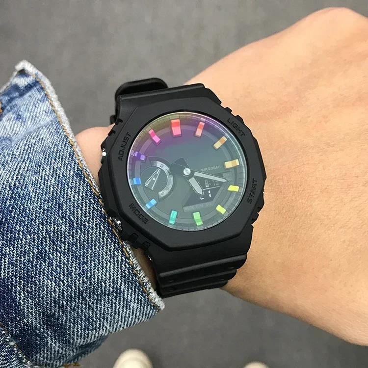 Защитное стекло Casioak Rainbow для часов G shock GA2100 GA2110 GA110 GA100 Защитная пленка для часов Защита от царапин
