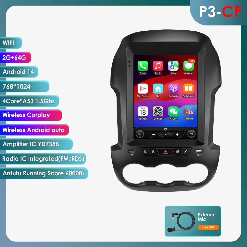 9.7" Android GPS Navigation System for 12-15 Ford Ranger F250