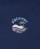 DISCOVERY EXPEDITION Хлопковая футболка с коротким рукавом для жаркого лета (Индиго)