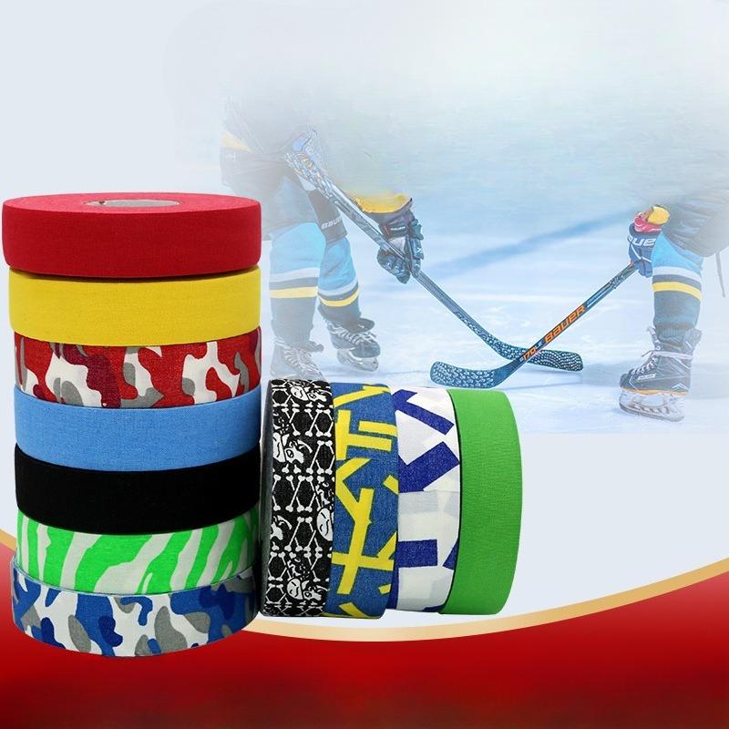 Non Slip Ice Stick Tape Sports Elastic Bandage Colorful Polyester Sports 25m 25cm WideTape Durable for Sticks
