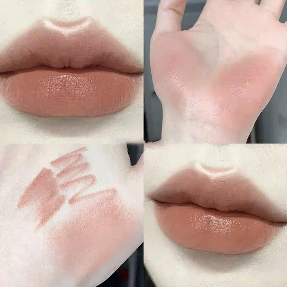 Lip Liner Pen Matte Lipstick Pen Waterproof Longlasting Lipstick Lip Contouring Non-stick Cup Lipliner Pencil Lip Makeup