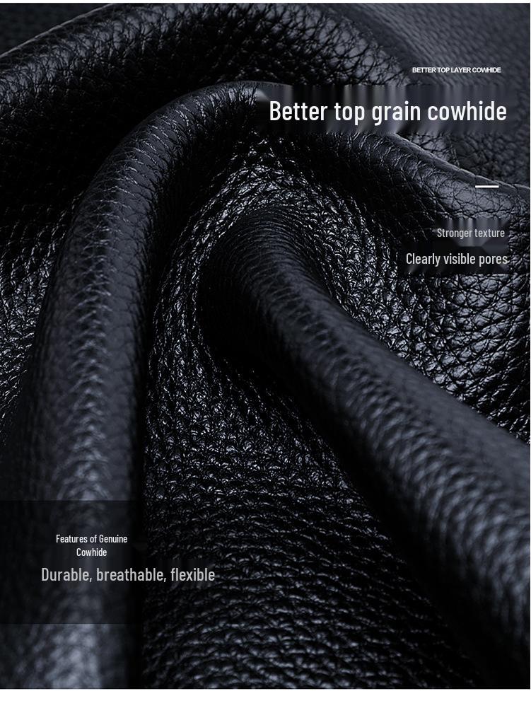 Женская сумка кроссбоди из натуральной кожи большой вместимости (2025) - Универсальная повседневная сумка через плечо из коровьей кожи