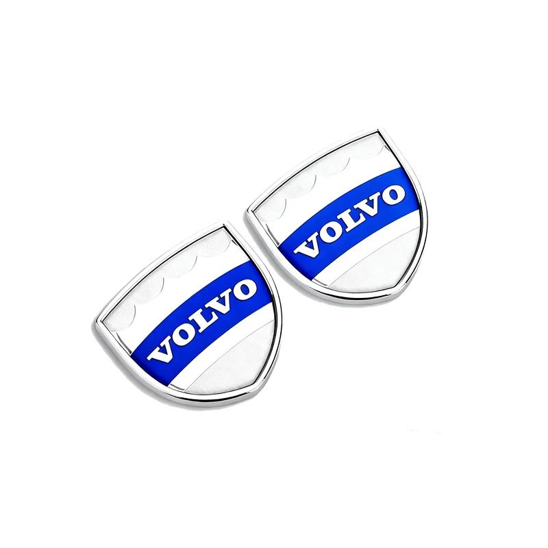 2 шт. Значок-щит с логотипом лося Volvo, 3D металлическая наклейка для всех багажников и крыльев автомобилей - Аксессуары для стайлинга и декора автомобиля