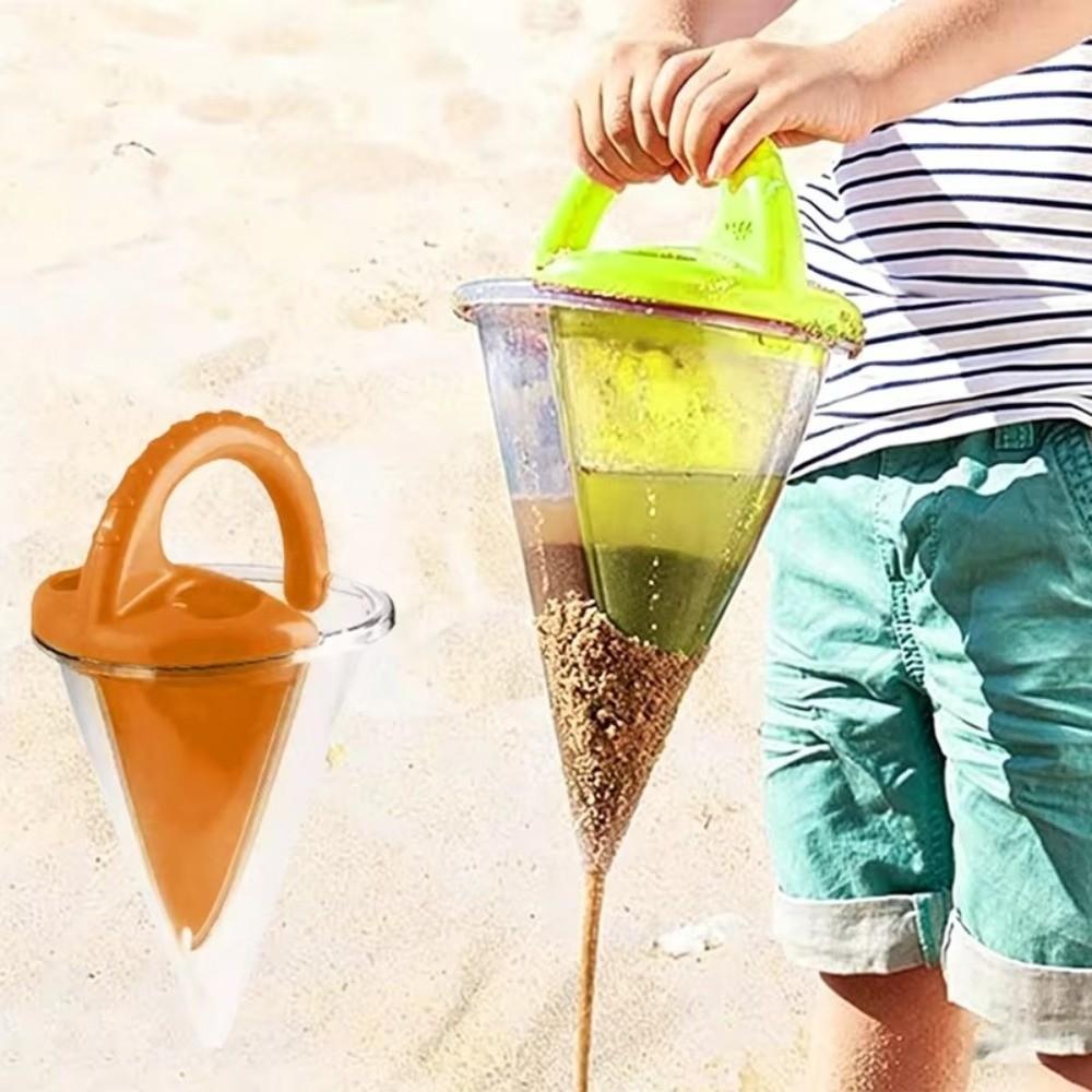 Handheld Beach Sand Funnel Multifunctional Overflow Funnel Toy Creative Sand Funnel Toy  Beach Play