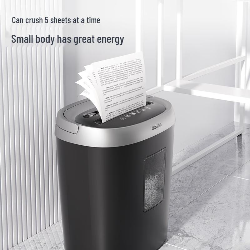Deli Office & Home Desktop Paper Shredder CN plug (adapter included)