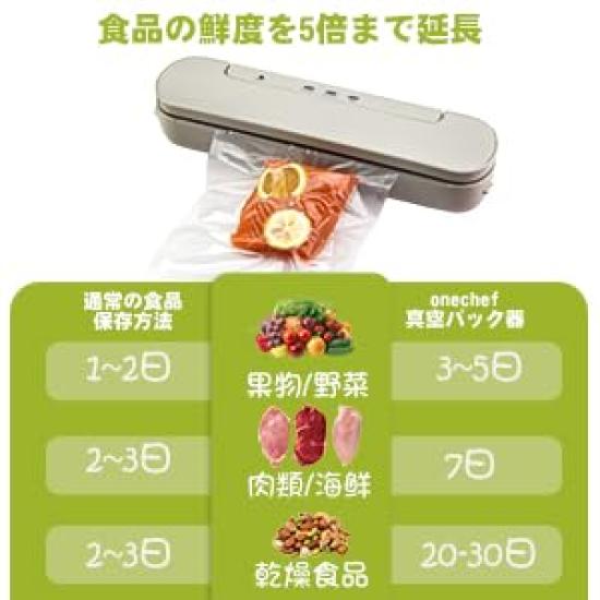 Vacuum Packing Absorption Capacity 30cm Extension Crimp Canister Vacuum Low for Home and Commercial Easy Operation Vacuumsealer Gray Bag [2024 Model]