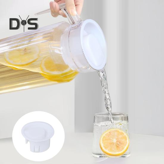 Кувшин для холодной воды 1,1 л, большая емкость, прозрачный диспенсер для напитков, герметичный кувшин с крышкой, носиком, лимонад, сок, напиток, банка для горячих и холодных напитков