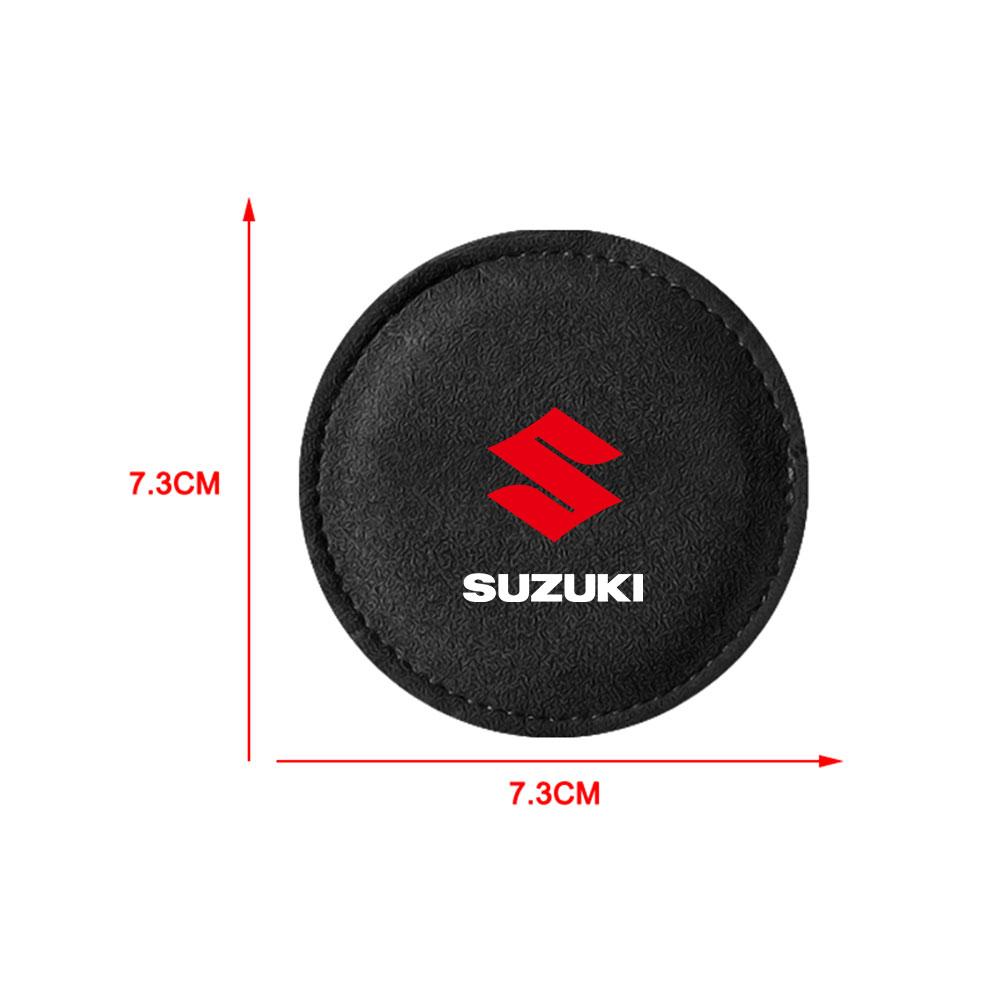 2Pcs Car Anti-Slip Silicone Coaster Car Water Cup Pads Accessories For Suzuki Swift SX4 Samurai Baleno Vitara Jimny Sierra Alto