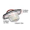 18 Led Car Number License Plate Lights Assembly Pure 6000K For Cr-V Fr-V Stream 12V Smd Number Lamp Led License Plate Light