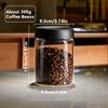 Coffee Beans Vacuum Sealed Tank Transparent Glass Food Storage Jars Household Moisture-proof Air Extraction Airtight Container