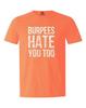 Футболка унисекс Burpees Hate You Too Gym Fitness Life Heather