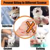 Cat Muzzle Transparent Cat Muzzle for Grooming Breathable Cat Mouth Cover for Anti Biting Adjustable Cat Grooming Mask for Cat,