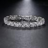 AAA Zircon Bracelet Simple, Elegant, and Fashionable Goddess Bracelet Plated with True Platinum