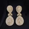 Earrings, High-End Atmospheric Zircon Drop-Shaped Earrings, Earrings Jewelry