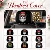 2PCS Cartoon Car Headrest Cover Print Pattern Seat Headrest Protectors  Car Seat