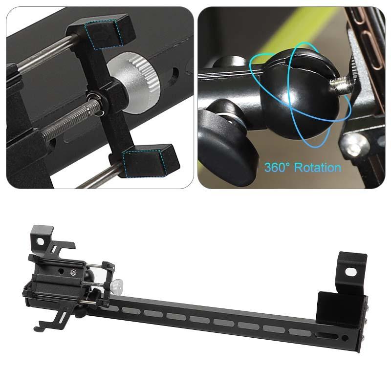 Ящик для хранения с ручкой подлокотника второго пилота и держателем для мобильного телефона, аксессуары из алюминиевого сплава, подходят для Suzuki Jimny 2019 Up, автомобильные аксессуары