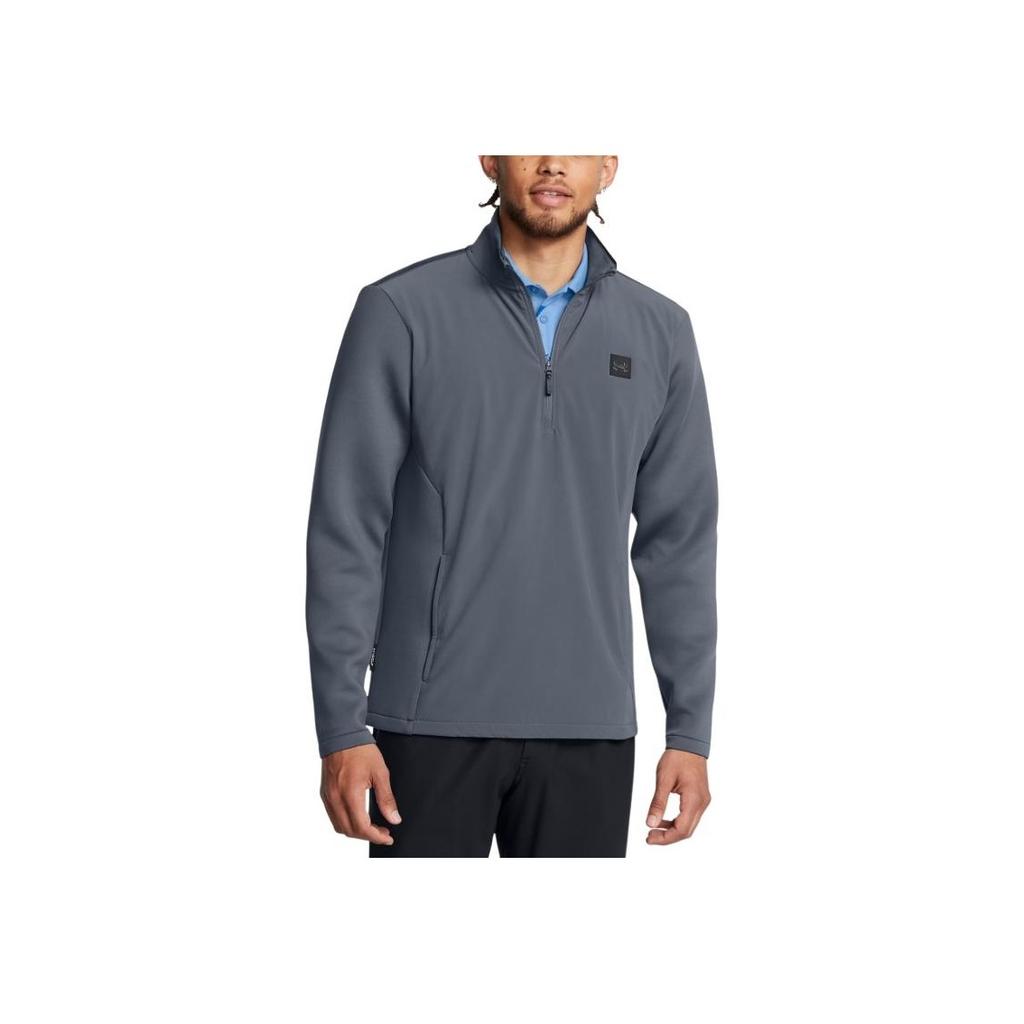 Under Armour Storm UA Drive Pro Hybrid ½ Zip Solid Color Versatile Loose Waterproof Stand Collar Long Sleeve Jacket Men Jackets 1387118-044