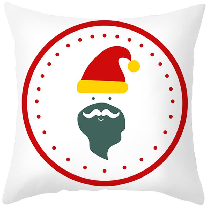 Новая Рождественская наволочка с принтом персиковой кожи для гостиной, спальни, диванной подушки, домашняя наволочка