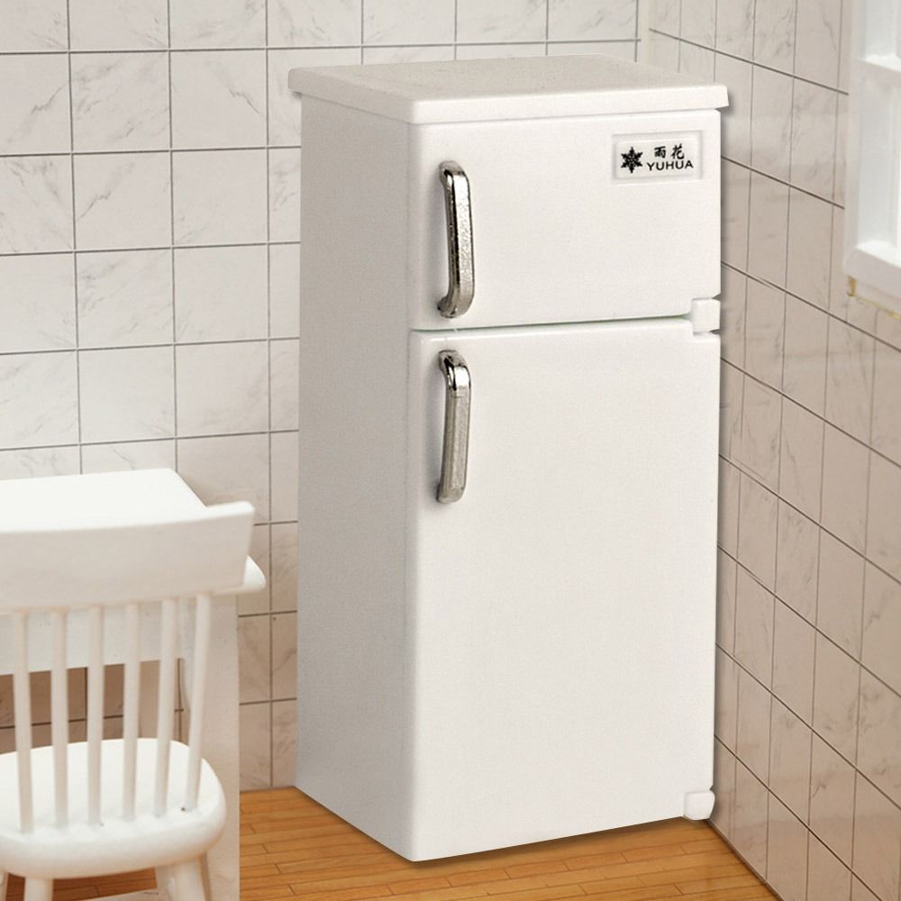 1:24 Модель холодильника Многоцветный кукольный домик Холодильник Отличный Мини Холодильник Игровая Сцена