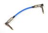 Canare GS-6 Patch Cable, 15cm, L-L Type, Blue, 1 Piece