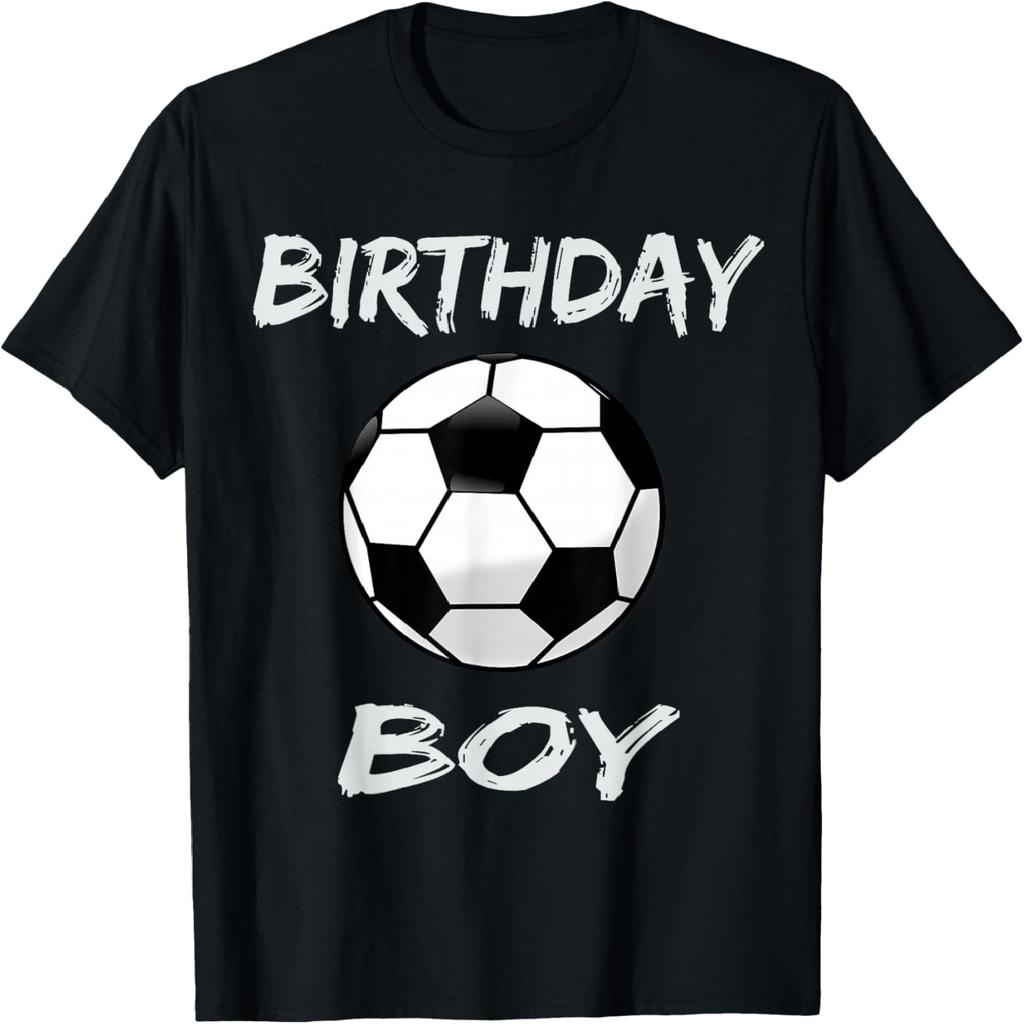 Soccer Birthday Boy T-Shirt, Soccer Theme Birthday Party T-Shirt