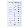 Chore Chart Memo Boards Portable Detachable Message Board Feel Comfortable PVC Kids Chore Chart for Kids Learn Planning
