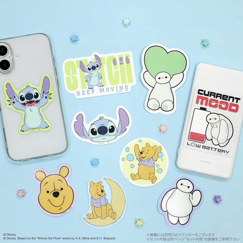 Gourmandise Наклейка на телефон с персонажем Disney, светящаяся в темноте, Baymax DNG-283BX