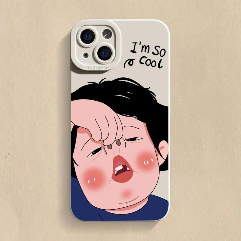 Funny Boy Cute Girl Couple Phone Case For Redmi Note 13 12 11 Pro Plus 5G 12S 11S 11 10S 10 9S 9 Redmi 12C 13C Soft Cover