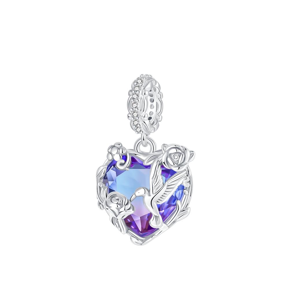 Новые Оригинальные Медные Синие Шармы Святая Мать Ладонь Сердце Кот Бусины Подвески Подходят для Браслета Ожерелья DIY Ювелирные Изделия Подарок