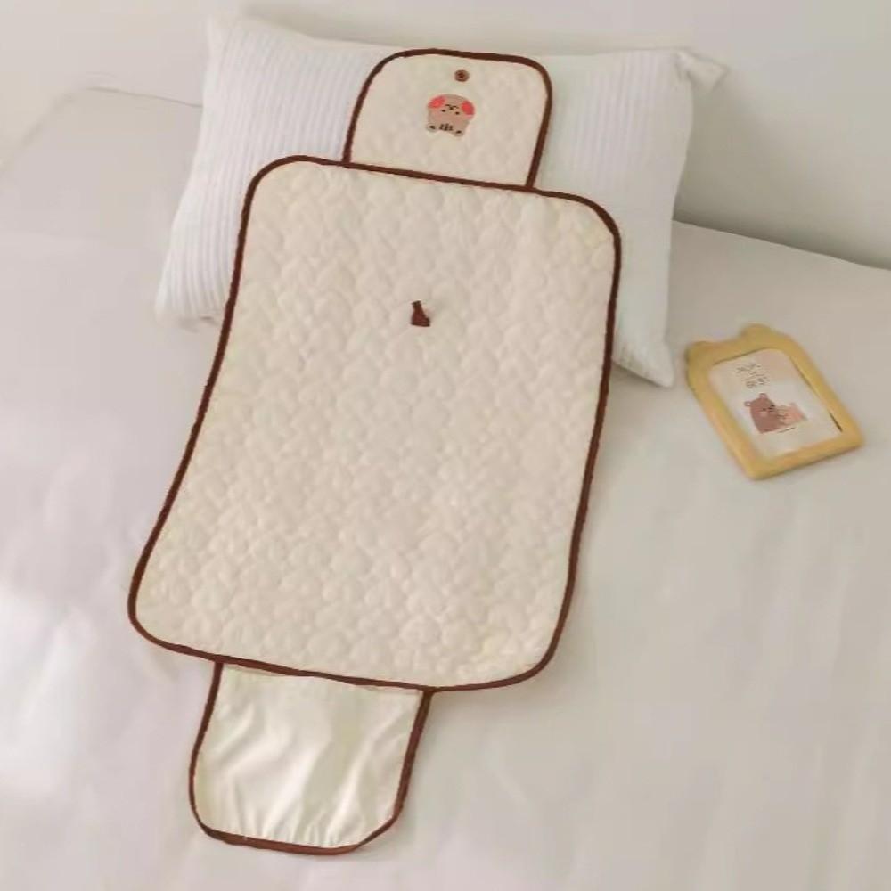 Cute Bear Rabbit Diaper Changing Pad Portable Changing Cover Pad New Diaper Cover Mat Newborn Care