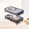 Beifu Double-Layer Pull-Out Dish Rack with Damping