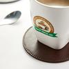 Круглый коврик для стола Кожаные подставки под тарелки Подставка под чашку Термостойкий коврик под чашку Кружка Коврик для кофе Напиток Чай