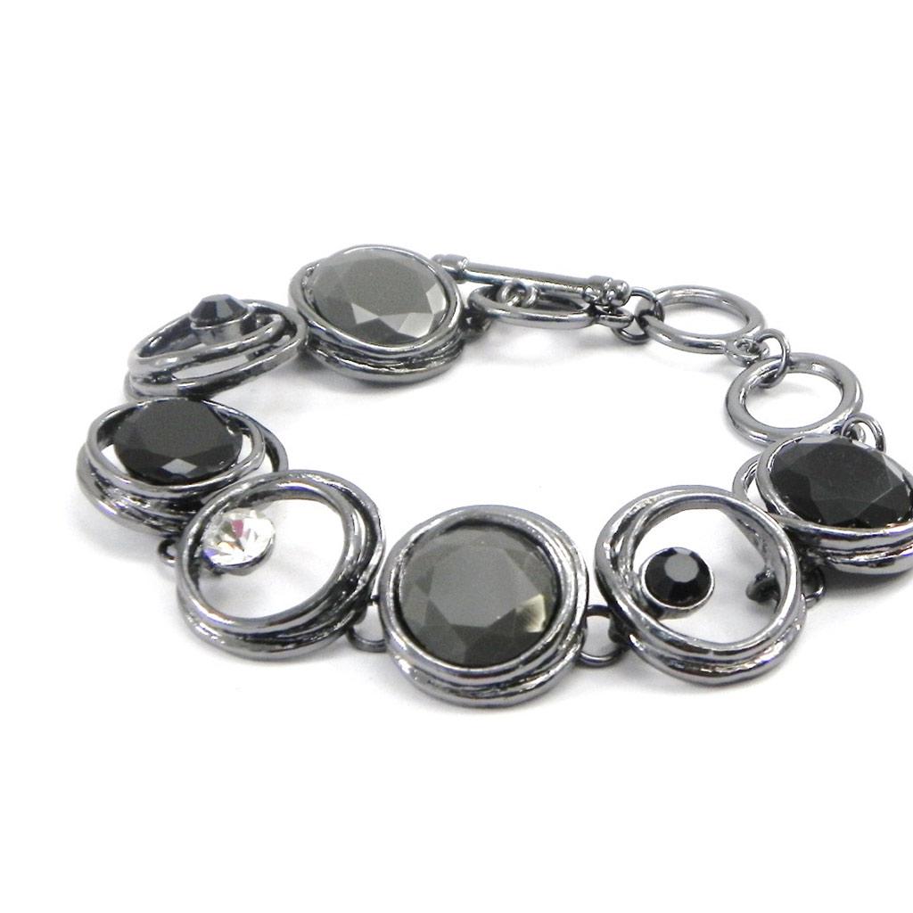 NOA [I2144] — Серый дизайнерский браслет «Sissi»