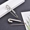 2Pcs Inlaid Charming Refined   Branch Brooches Hijab Scarf Pins